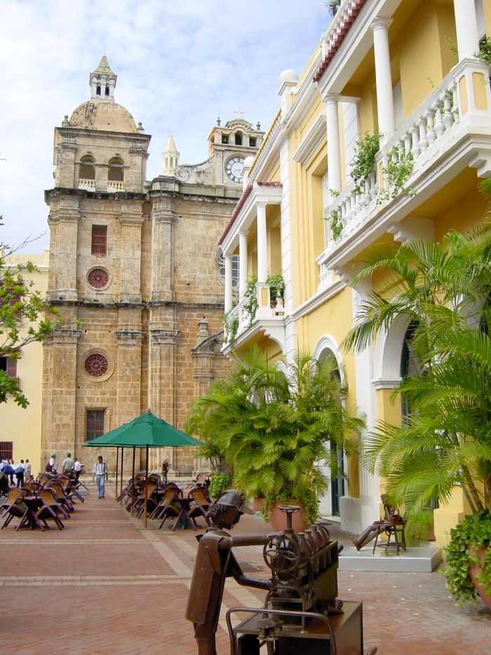 Foto's stadswandeling in Cartagena Colombia